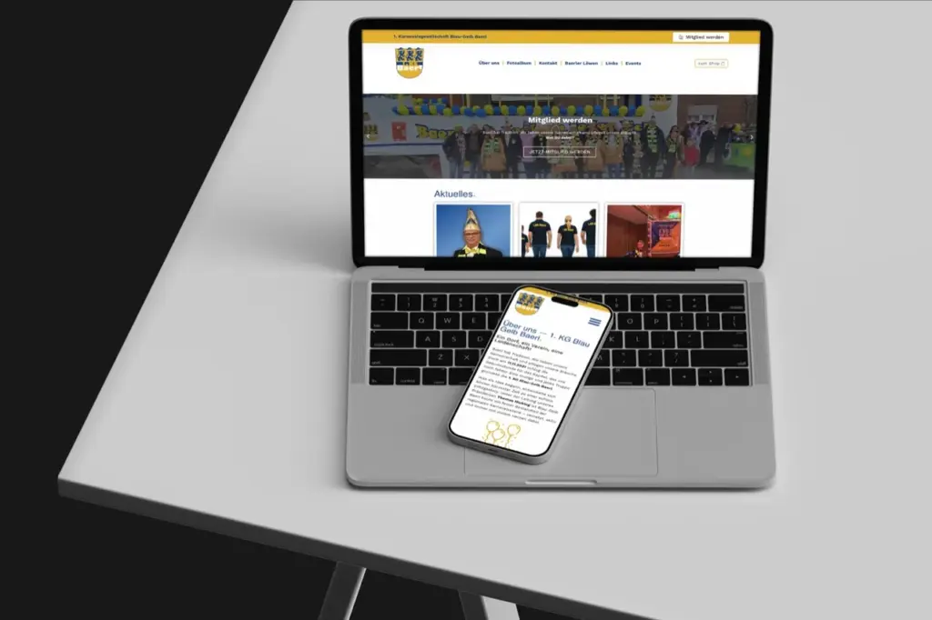 Karnevalsverein: Homepage und Digitalisierung der Mitgliedsanträge