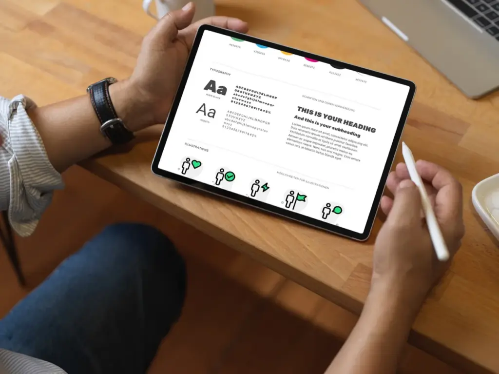 Entwicklung eines kompletten Brandings für Personal Trainer mit Logoerstellung, Farben, Typo, Icons, Merch, Social-Media-Brand-Kit