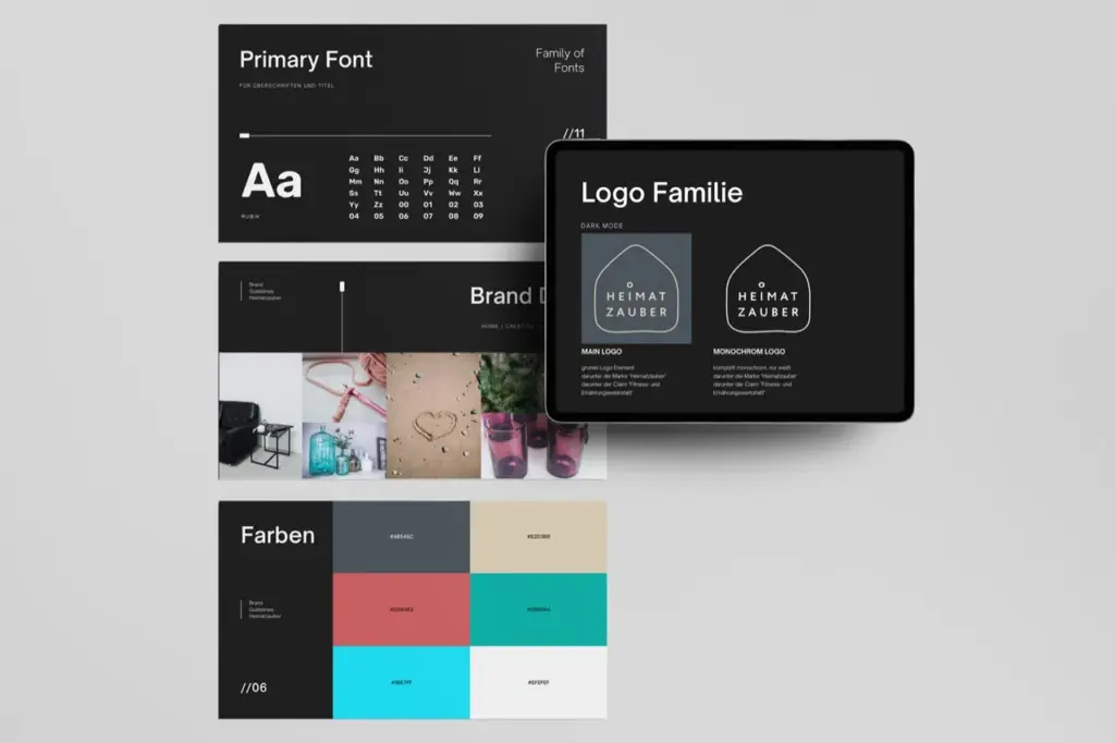 Heimatzauber: Brandkit, Homepage, Shop
